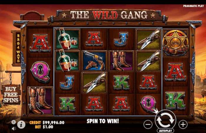 Hadiah Besar di Slot Gacor Game Online The Wild Gang Pragmatic Play